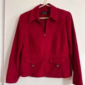 Tribal Women's Vibrant Red Blazer